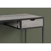 Monarch Specialties Computer Desk, Home Office, Laptop, Storage Drawer, 42"L, Work, Metal, Laminate, Grey, Contemporary I 7217